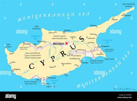 cyprus capital|map of cyprus island.